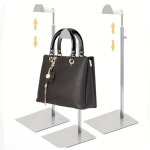 Bag display stand Stainless Steel gold or silver Adjustable you get one NEW